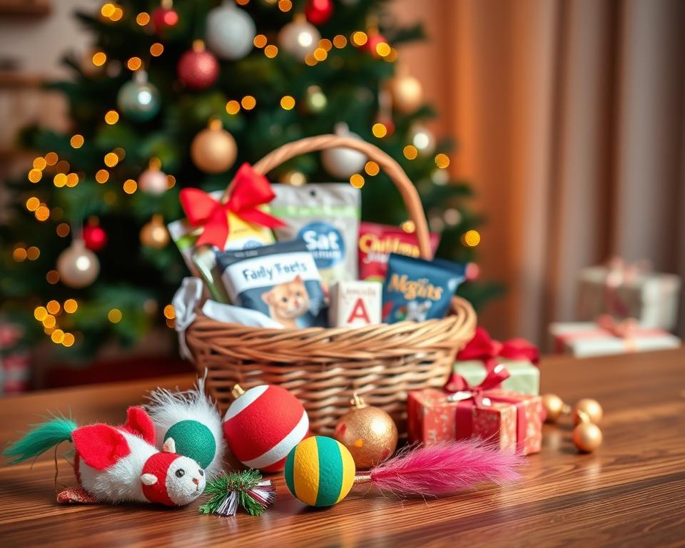 sváteční balíček pro kočku