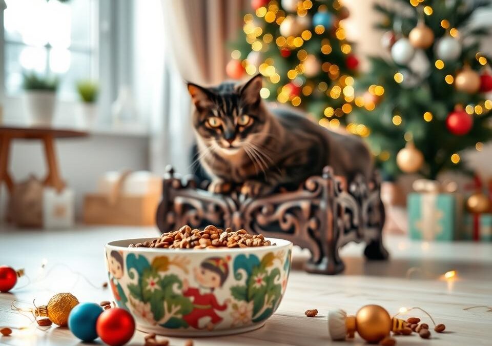 Jak připravit sváteční krmítko pro kočku?