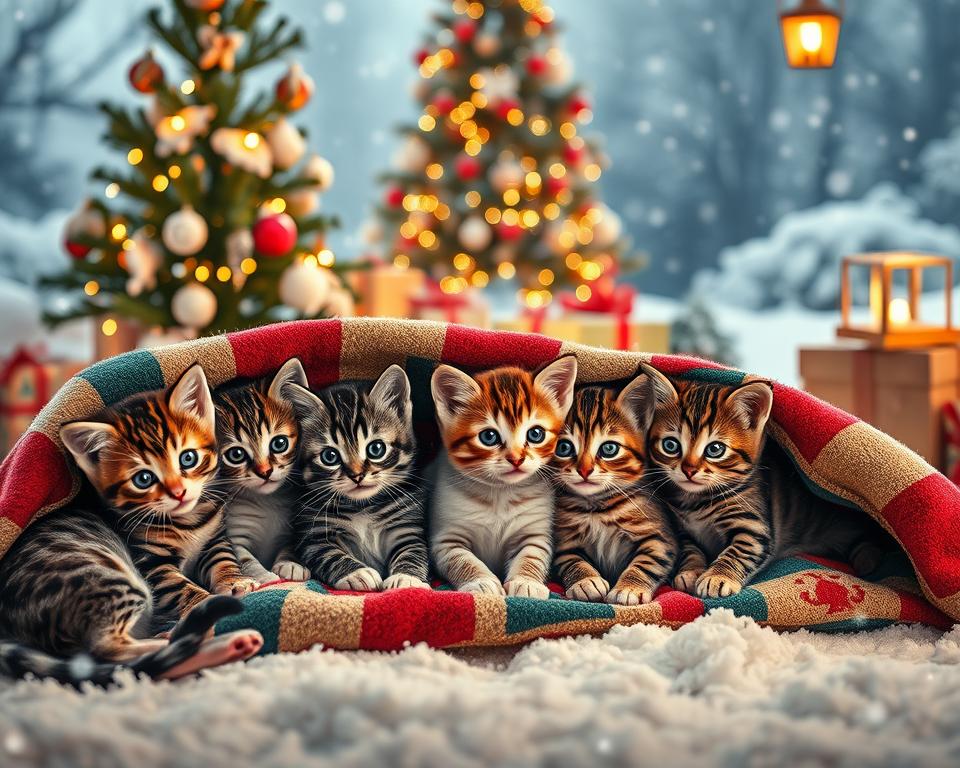 sváteční příběh s kočkou