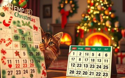 Vánoční harmonogram kočky – co a kdy dělat?