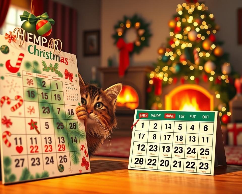 sváteční režim kočky