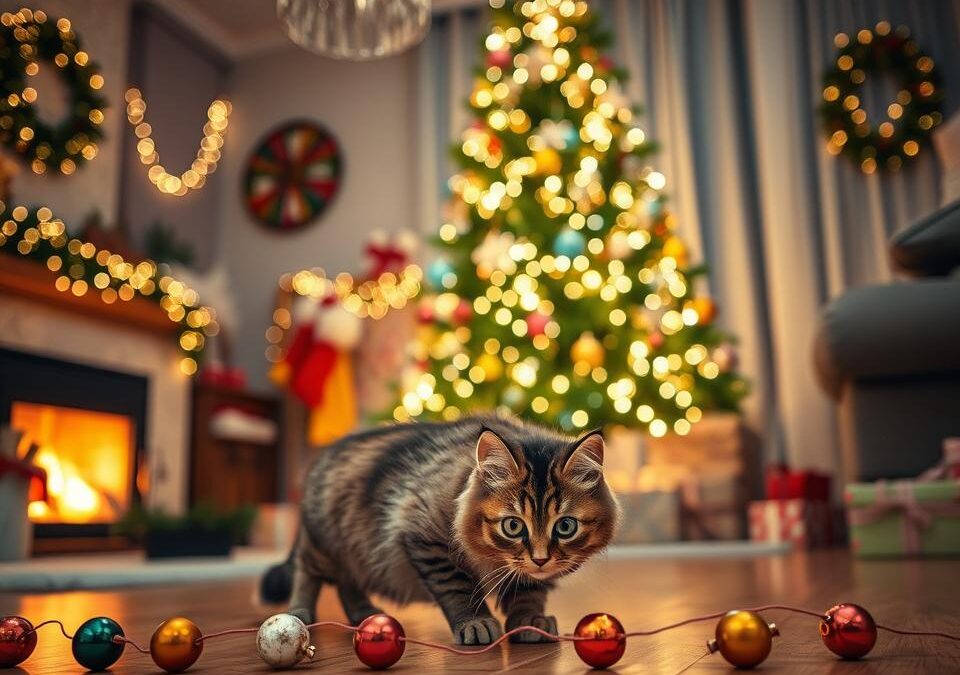 Co s kočkou o Vánocích NEDĚLAT?