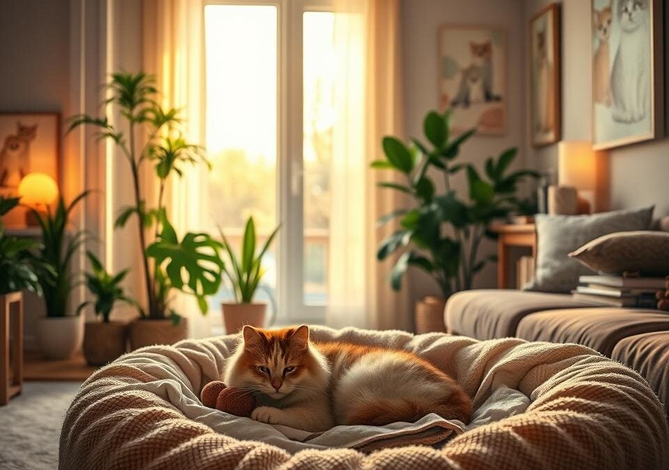 Techniky zklidnění kočky při samotě – Vše, co o tom potřebuješ vědět!