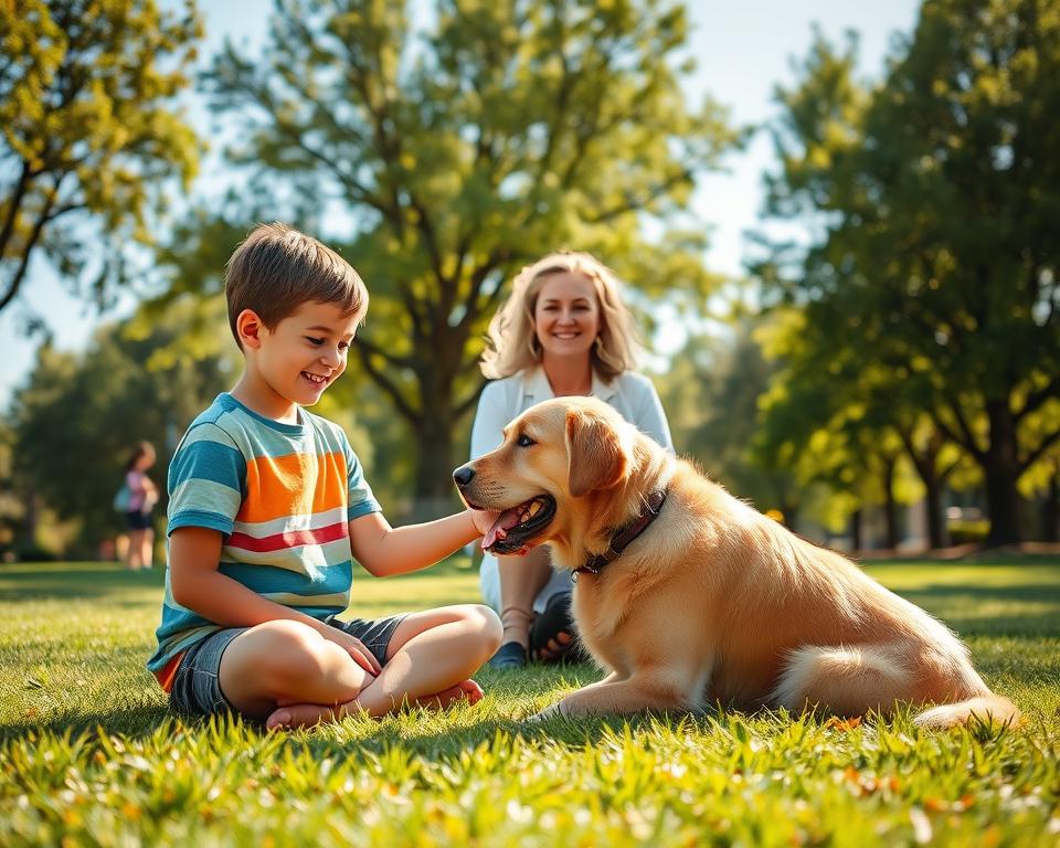 terapie pro děti se psy