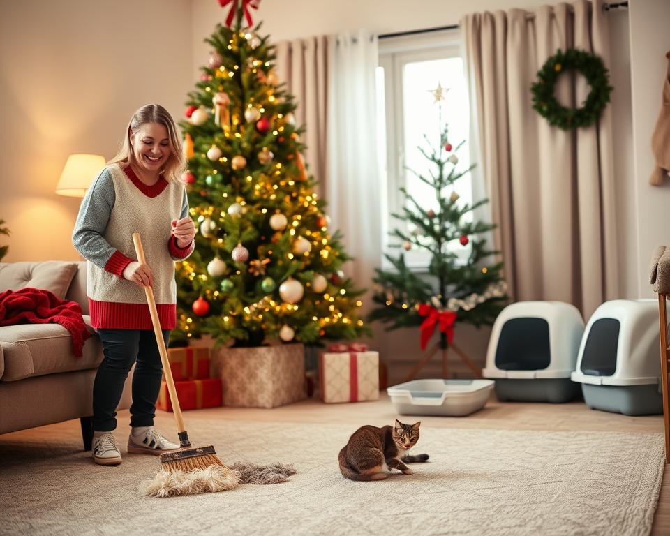 uklid-pred-svatky-a-kocka úklid před svátky a kočka