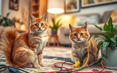 Kočičí blog 23 Skrytí elektrických kabelů před kočkou – Vše, co o tom potřebuješ vědět!