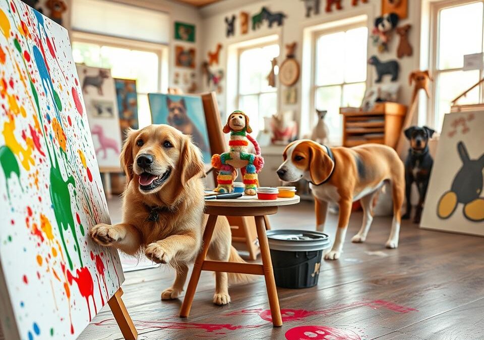 Umělecké aktivity pro psy – Vše, co o tom musíš vědět!