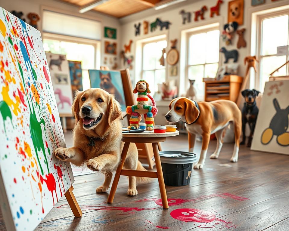 umelecke-aktivity-pro-psy umělecké aktivity pro psy