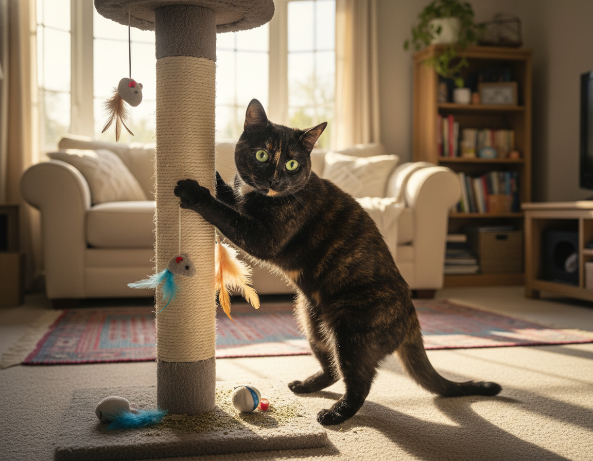 ustání škrábání po krmivu CricksyCat