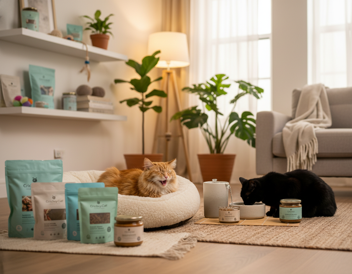 uvedení produktů CricksyCat pro citlivé kočky