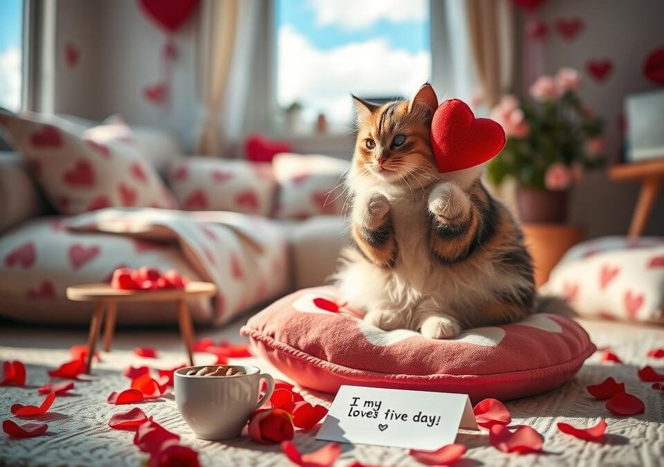 Valentýn – jak říct kočce, že ji miluješ?