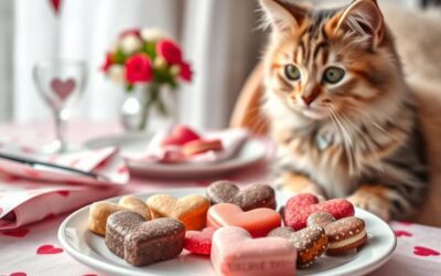 Valentýnské menu pro kočku – bezpečná a chutná odměna