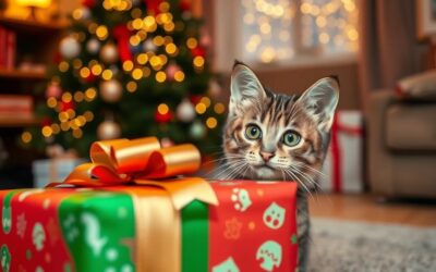 Co darovat kočce na Vánoce? – 10 dárků plných lásky