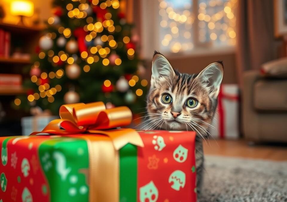 Co darovat kočce na Vánoce? – 10 dárků plných lásky