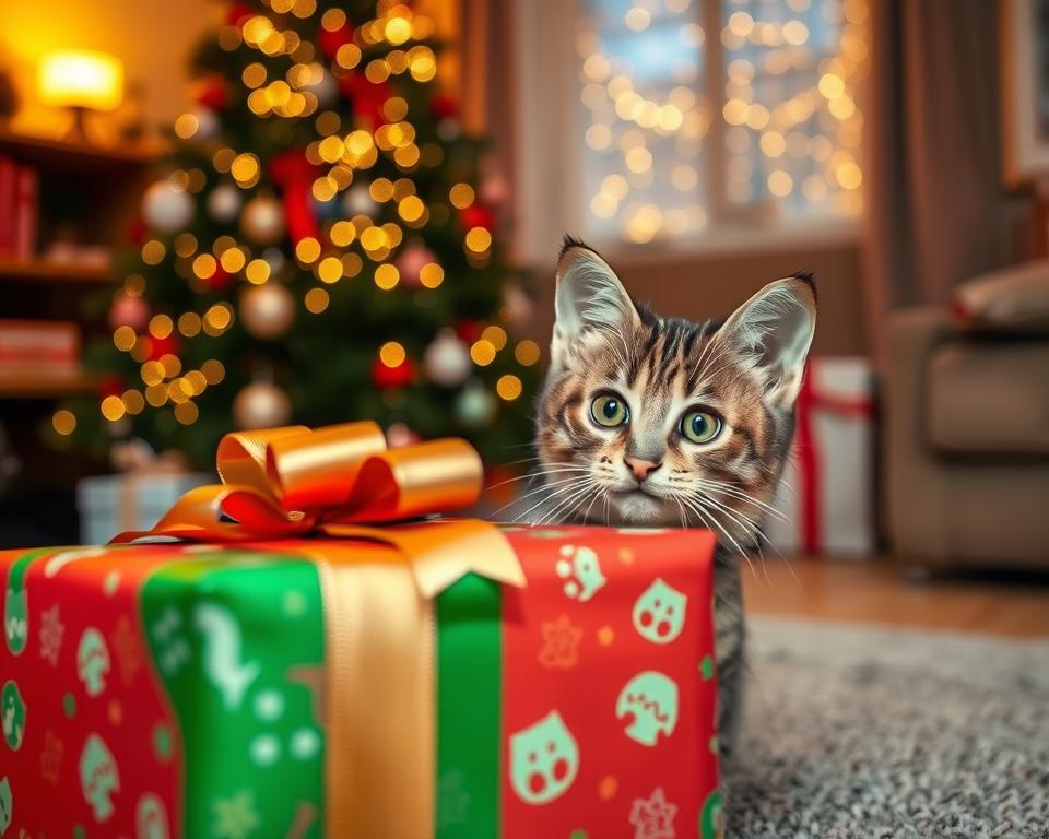 vanocni-darek-pro-kocku vánoční dárek pro kočku