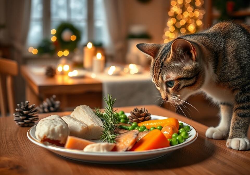 Zbytky z vánočního menu – co může tvá kočka sníst?