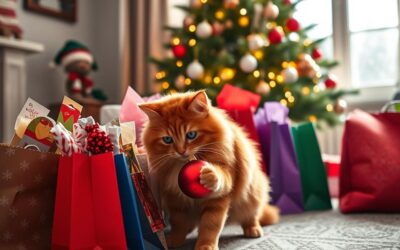 Vánoční nákupní seznam, když je kočka členem rodiny