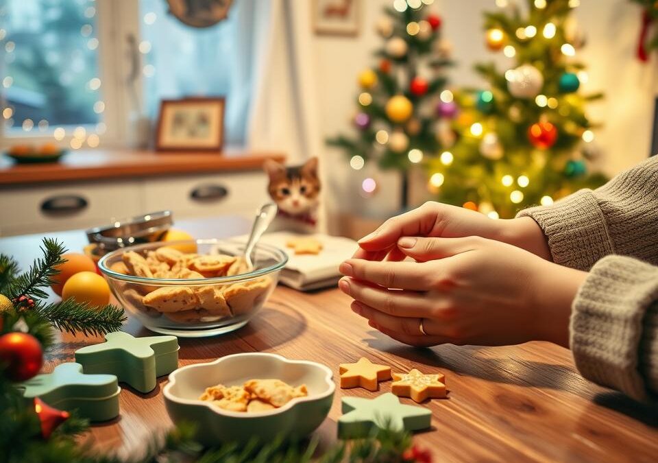Připrav doma vánoční pamlsky pro svou kočku