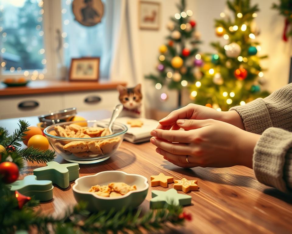 vánoční pamlsek pro kočku