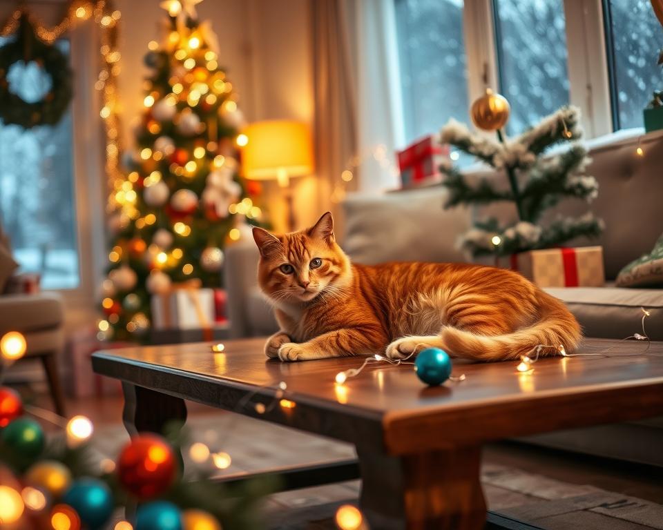 vánoční vzpomínky s kočkou