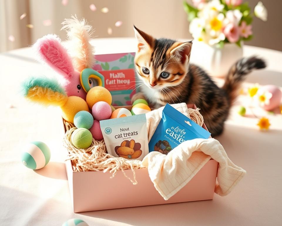 velikonoční překvapení pro kočku