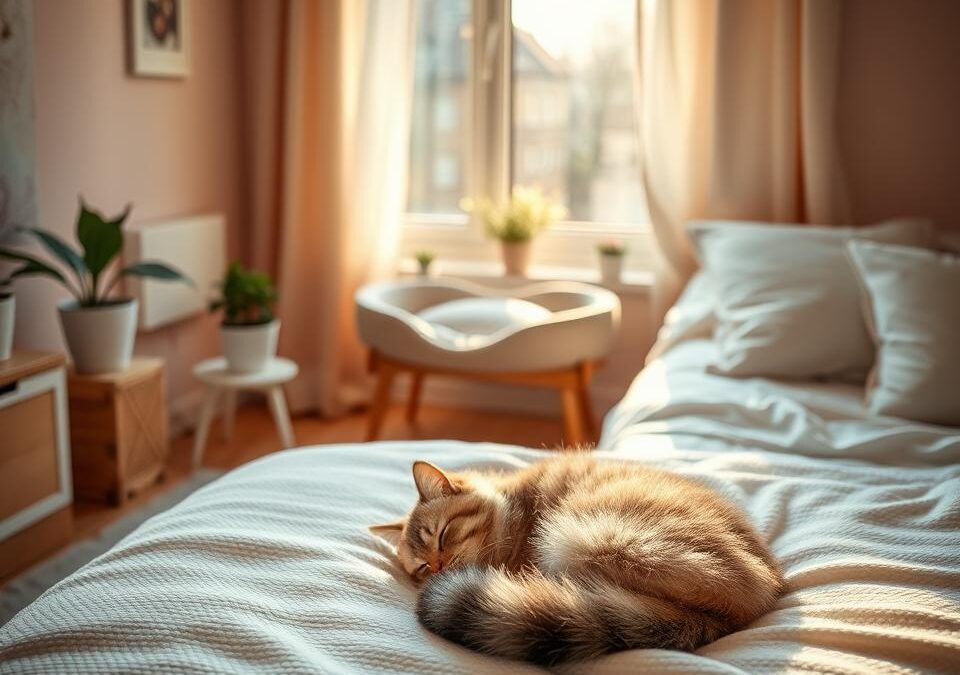 Vytvoření klidného prostředí pro spánek kočky – Vše, co o tom potřebuješ vědět!