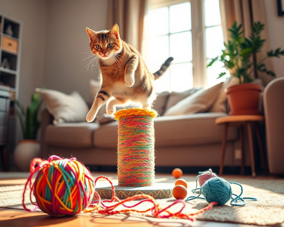 vytvoření pohybové rutiny pro kočku