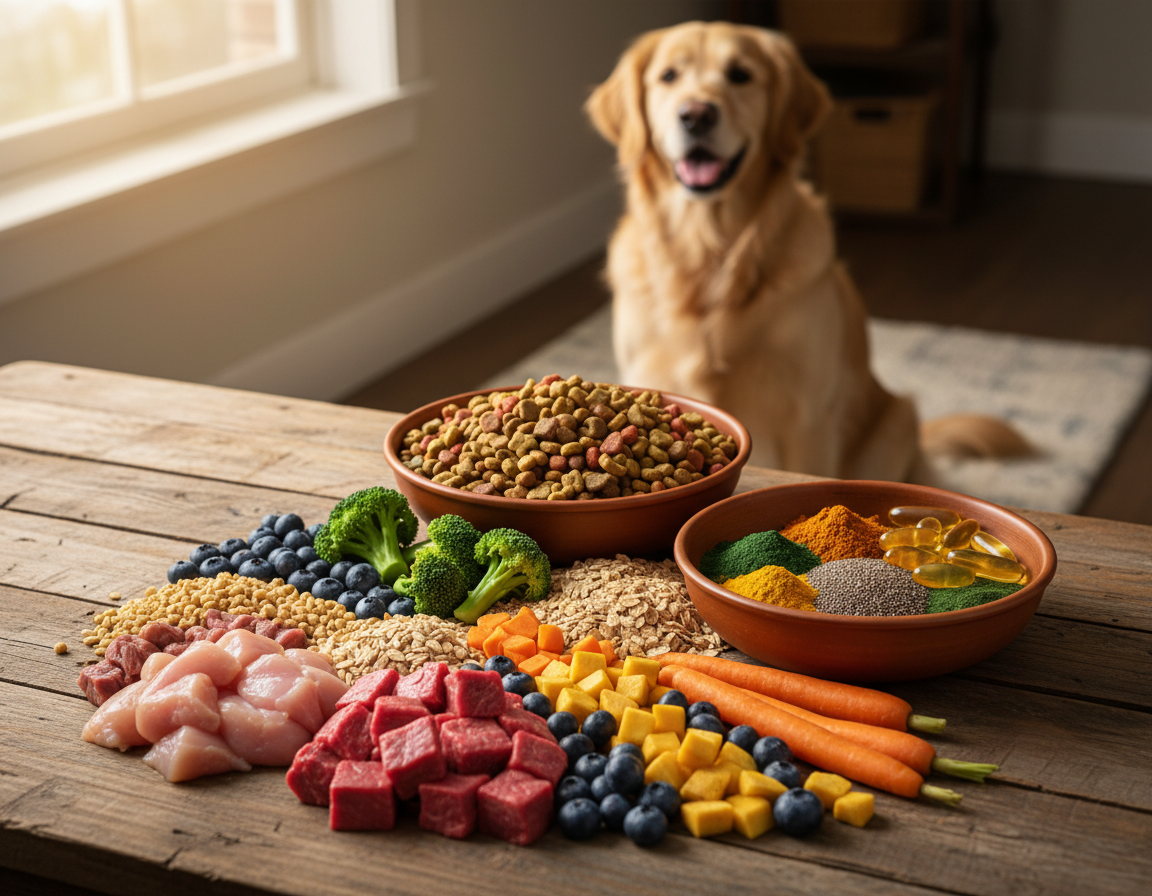 vyvážené krmivo pro psa