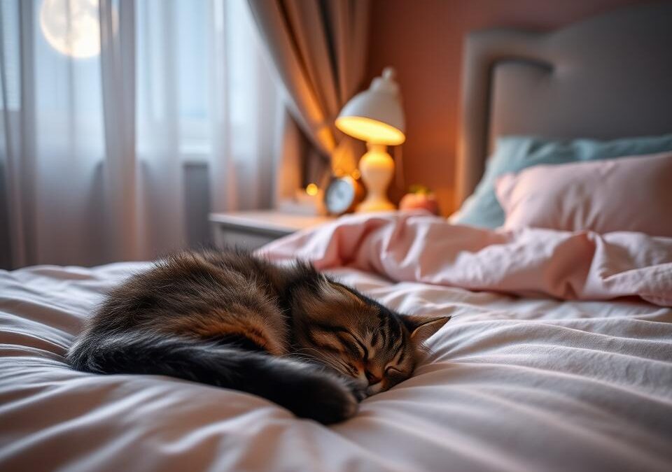 Zajištění nočního klidu pro kočku – Vše, co o tom potřebuješ vědět!