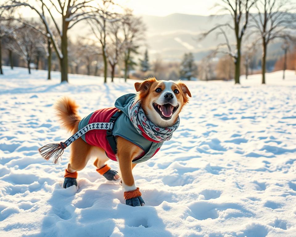 zimní pohybové potřeby psa