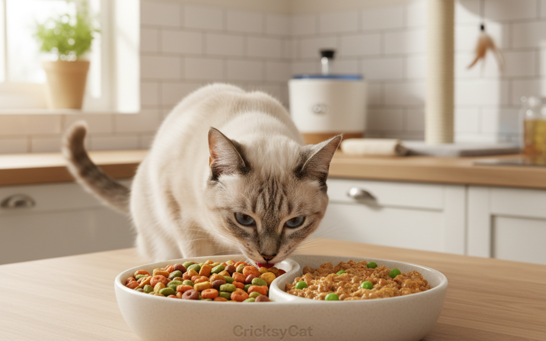 Kombinace suchého a mokrého krmiva CricksyCat – jak se osvědčila?