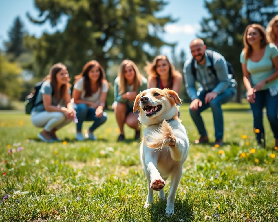 zlepšování vztahu psa s cizími lidmi