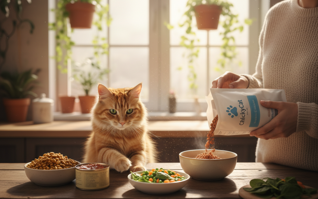 Změna krmiva na CricksyCat – zkušenost krok za krokem