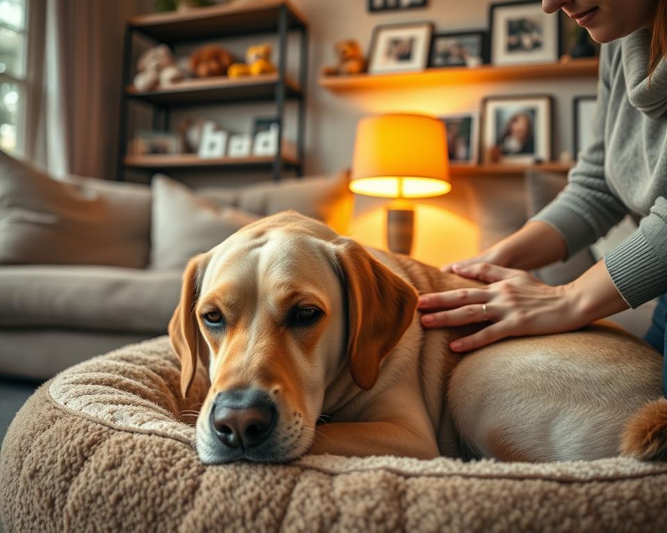 zmírnění bolesti u starších psů