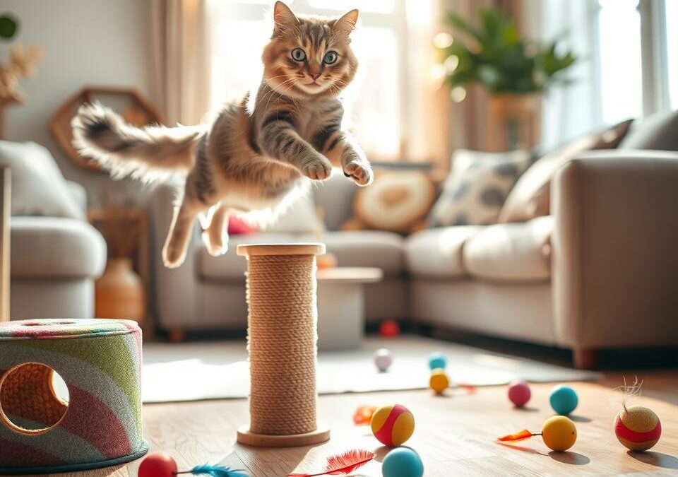 Zvyšování pohybové aktivity kočky – Vše, co o tom potřebuješ vědět!