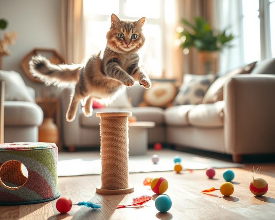 zvyšování pohybové aktivity kočky