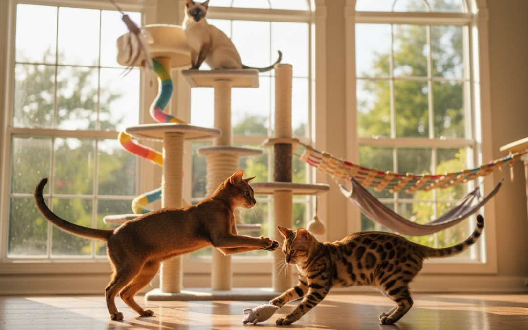 Aktivní plemena koček – Vše, co o tom potřebuješ vědět!