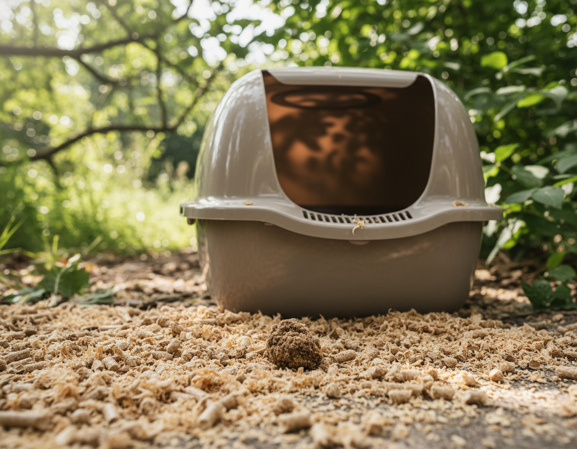 biologicky rozložitelné stelivo pro kočky