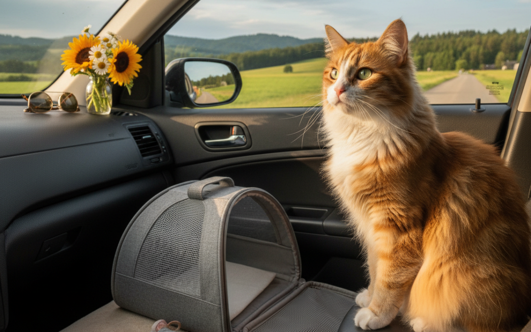 Cestování kočky autem – Vše, co o tom potřebuješ vědět!