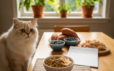Kočičí blog 23 Dieta při onemocnění ledvin u koček – Vše, co o tom potřebuješ vědět!
