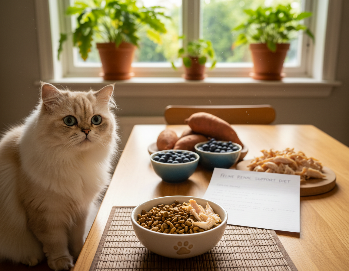 dieta při onemocnění ledvin u koček
