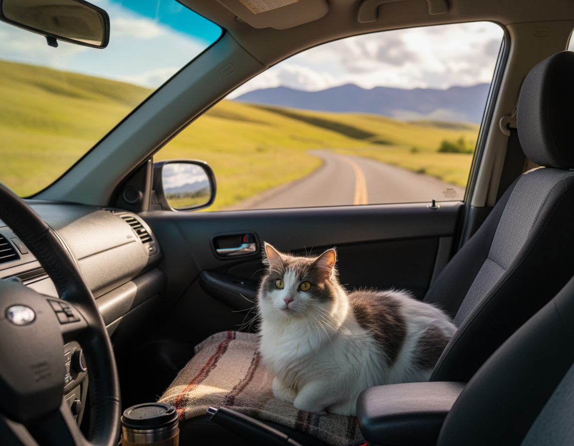 dlouha-cesta-autem-s-kockou dlouhá cesta autem s kočkou