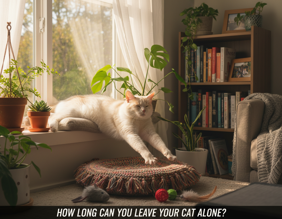 doba ponechání kočky samotné