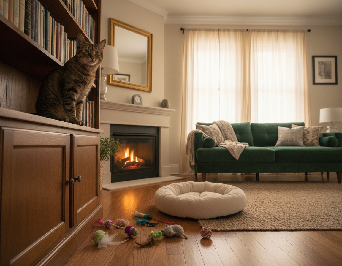 dominance kočky v domácnosti