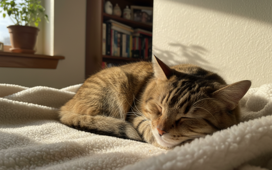 Fáze hlubokého spánku kočky – Vše, co o tom potřebuješ vědět!