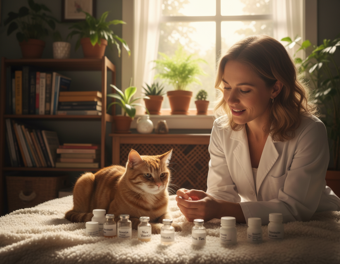 homeopatická léčba kočky