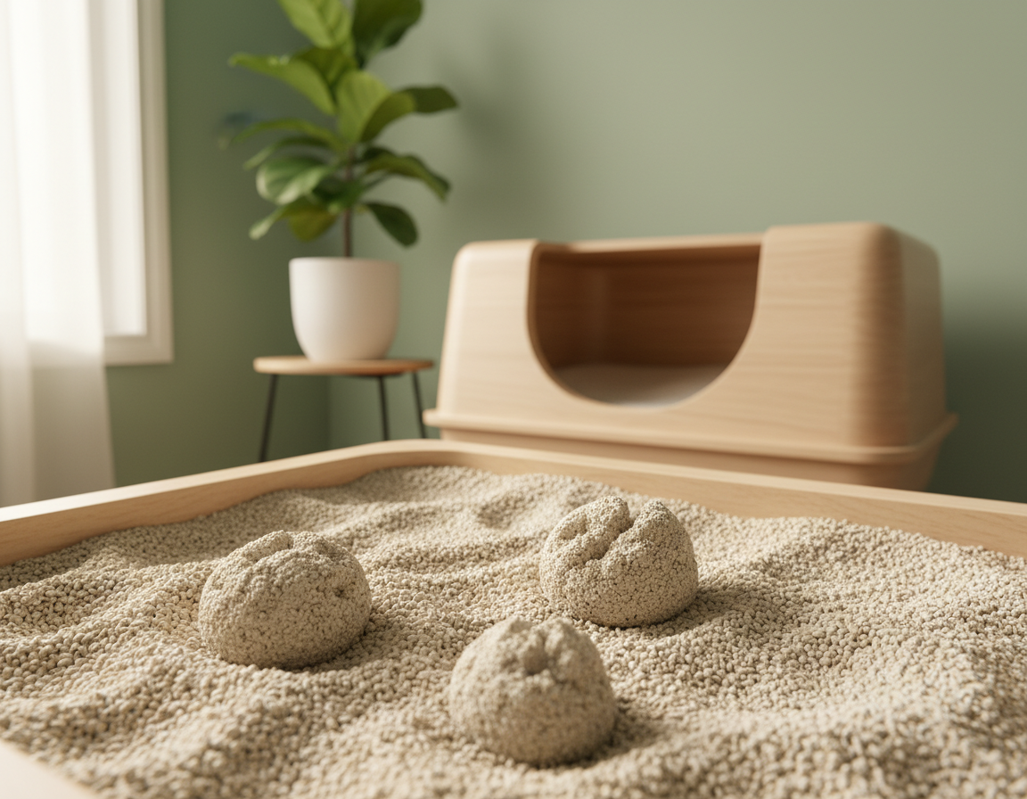 hrudkující stelivo pro kočky