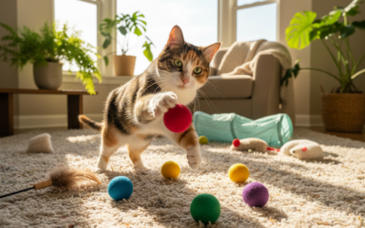 Kočičí blog 24 Interaktivní hry s míčkem pro kočky – Vše, co o tom potřebuješ vědět!