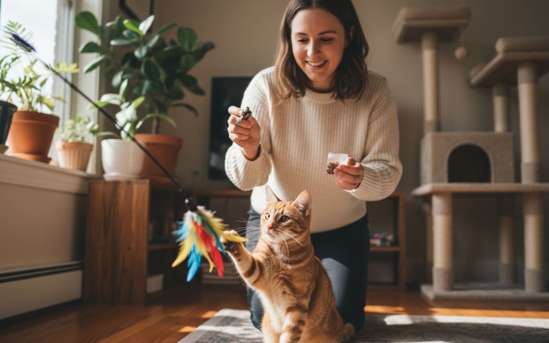 Interaktivní trénink pro kočky – Vše, co o tom potřebuješ vědět!