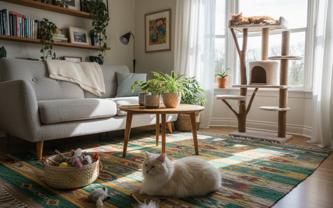 Interiérové řešení přátelské ke kočkám – Vše, co o tom potřebuješ vědět!